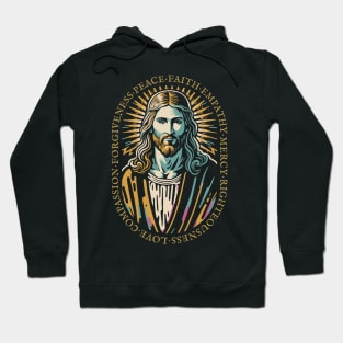 Jesus Christ Love Faith Christian Gift Idea Hoodie